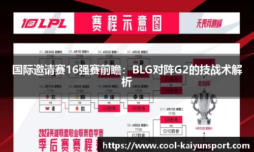 国际邀请赛16强赛前瞻:BLG对阵G2的技战术解析